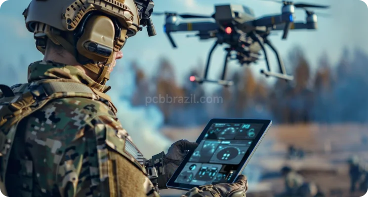 PCB de cobre pesado - Eletrônica militar e aeroespacial