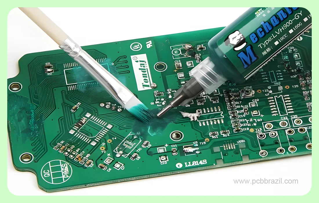 Aplicar Máscara de solda para PCB