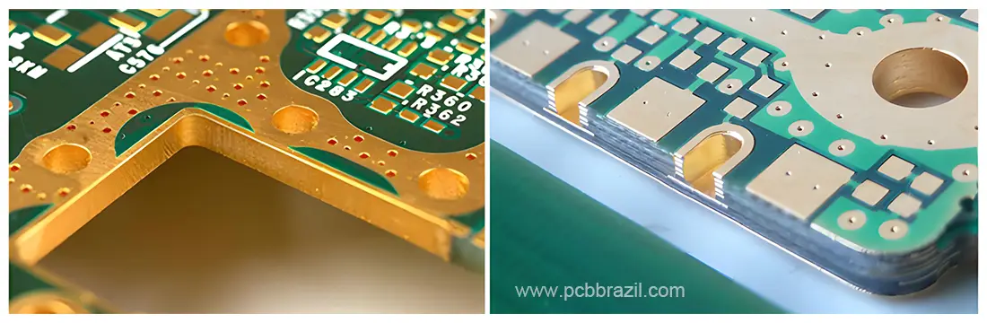 O que é revestimento lateral em PCB