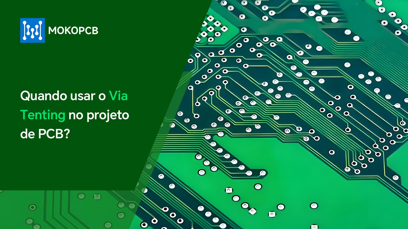 Quando usar o Via Tenting no projeto de PCB?
